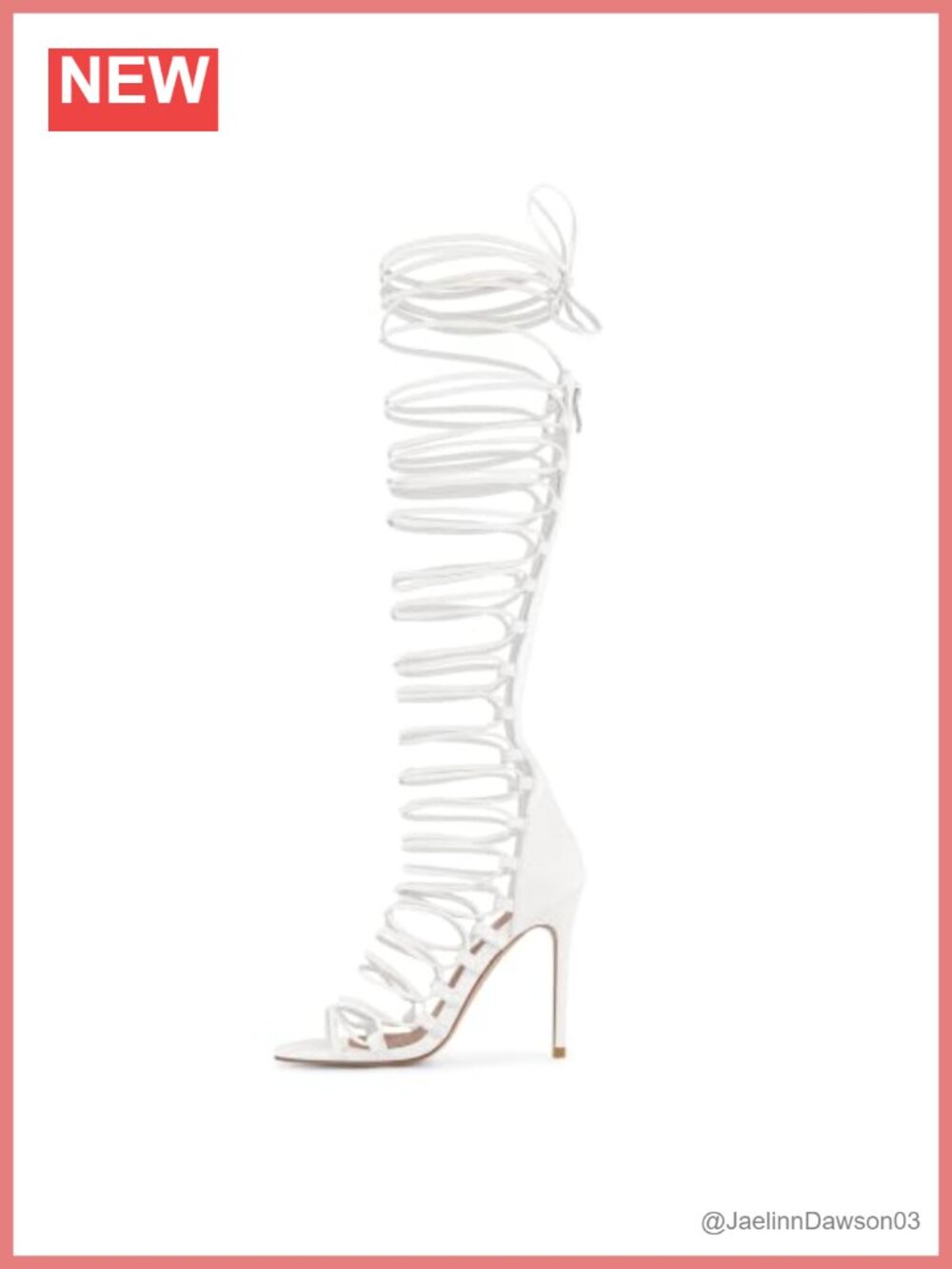 Knee High Lace Up Strappy Heels Stiletto Gladiator Zipper Thigh High Heeled